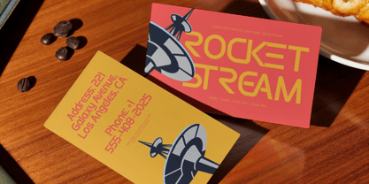 Burst Merch Font Poster 11