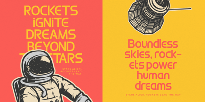 Burst Merch Font Poster 12