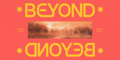 Burst Merch Font Poster 7