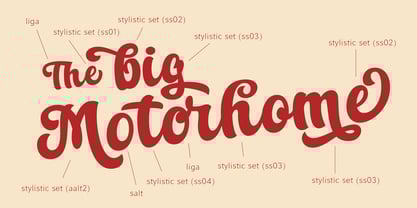 Bistrot Font Poster 3