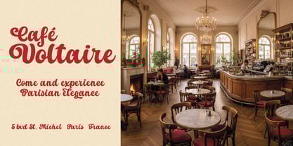 Bistrot Font Poster 5
