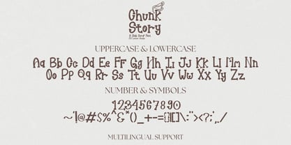 Chunk Story Font Poster 9