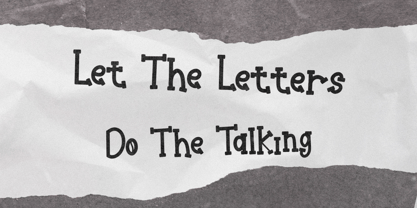 Chunk Story Font Poster 3