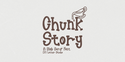 Chunk Story Font Poster 1