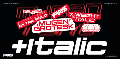Mugen Grotesk Font Poster 4