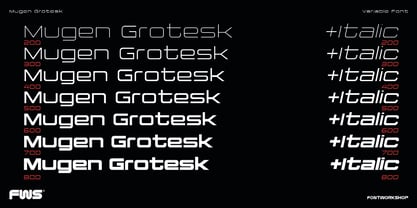 Mugen Grotesk Font Poster 5
