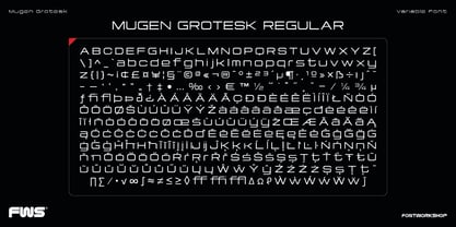Mugen Grotesk Font Poster 10