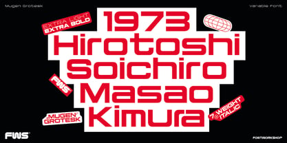 Mugen Grotesk Font Poster 8