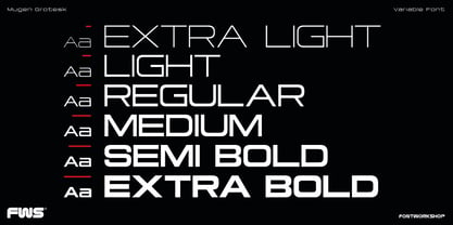 Mugen Grotesk Font Poster 2