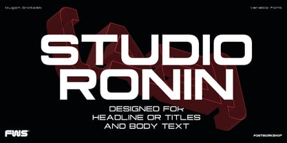 Mugen Grotesk Font Poster 3