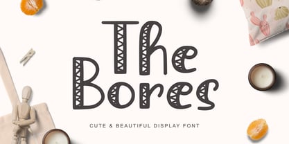 The Bores Font Poster 1