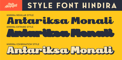 Hindira Font Poster 2