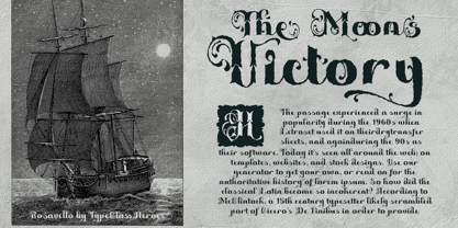 Rosavello Font Poster 2