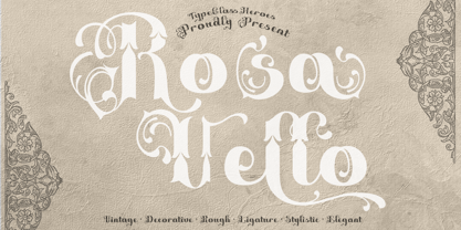 Rosavello Font Poster 1