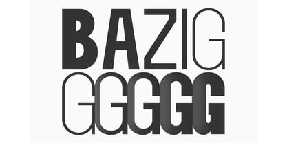 Bazig Font Poster 2