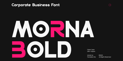 Morna Bold Font Poster 1