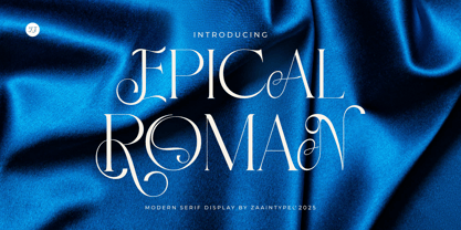 Epical Roman Font Poster 1