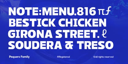 Paquero Font Poster 7