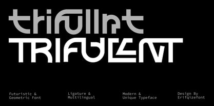 Trifullnt Font Poster 2