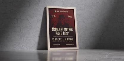 Moonshiver Font Poster 9