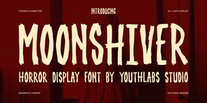 Moonshiver Font Poster 1
