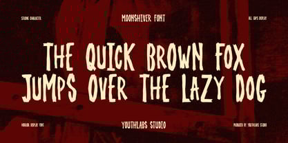 Moonshiver Font Poster 2