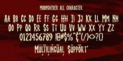 Moonshiver Font Poster 11