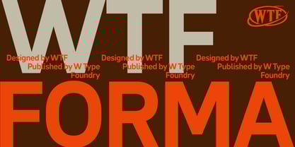 WTF Forma Font Poster 1