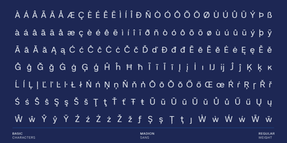 Madion Font Poster 3
