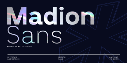 Madion Font Poster 1