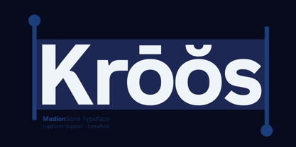 Madion Font Poster 6