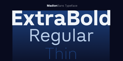 Madion Font Poster 13