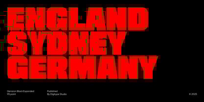 Genaron Font Poster 8