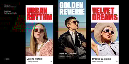 Genaron Font Poster 5