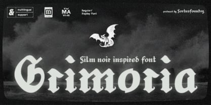 Grimoria Font Poster 1