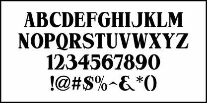 Show Card Shop JNL Font Poster 3