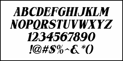 Show Card Shop JNL Font Poster 5