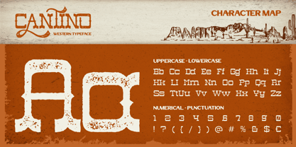 Cantino Font Poster 2
