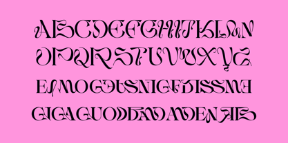 Ebamo Font Poster 8