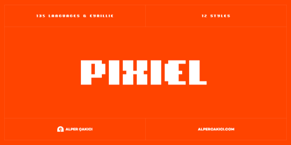 Pixiel Font Poster 13
