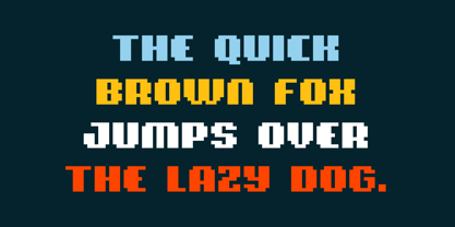 Pixiel Font Poster 8