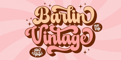 Barlin Vintage Font Poster 1