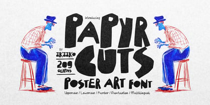 Papyrcuts Font Poster 1