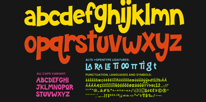 Laughing Matters Font Poster 4