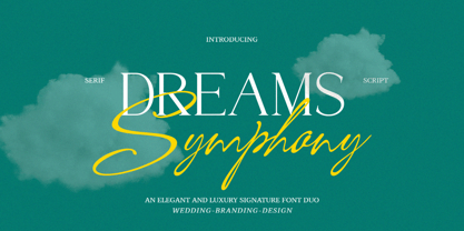 Dreams Symphony Font Poster 1