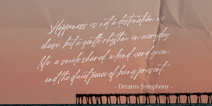 Dreams Symphony Font Poster 10