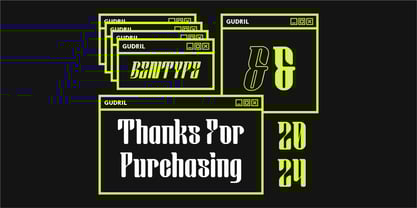 Gudril Font Poster 6