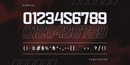 Sport Formula Font Poster 15