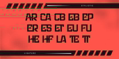 Sport Formula Font Poster 10
