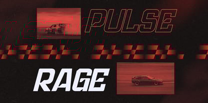 Sport Formula Font Poster 4